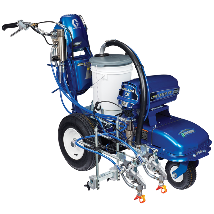 LineLazer V ES 2000 HP Automatic Serie batteriebetriebenes Airless-Linienmarkierungsgerät mit einer Automatikpistole