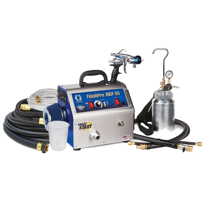 HVLP FinishPro 9.5 ProComp mit Druckbecher